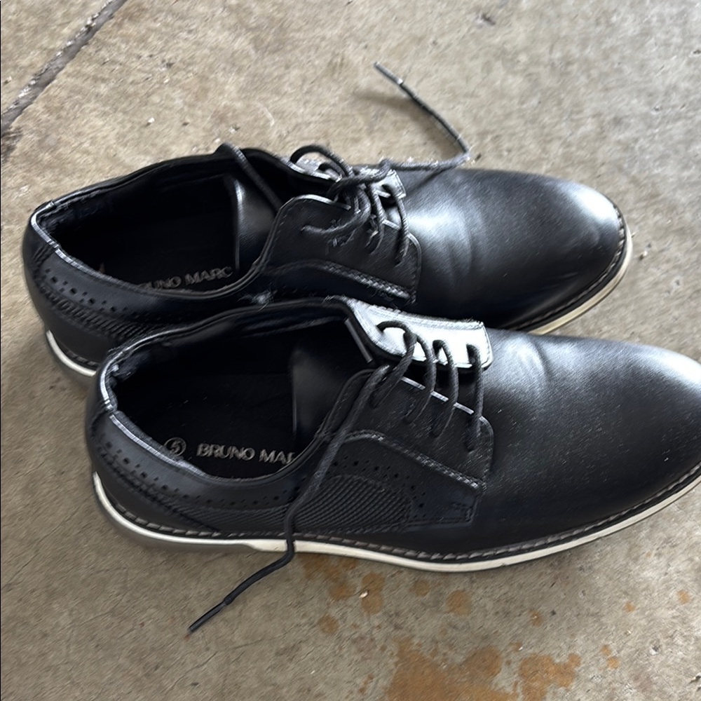 Boys Black Dress Shoes